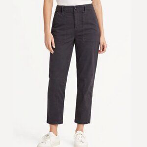 BANANA REPUBLIC Mid-Rise Slim Straight Cargo Pants 27" Twill Utility Women's 8